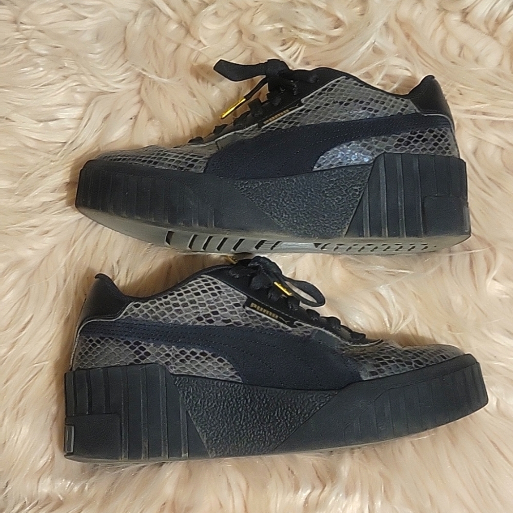 Puma Black and Gray Women's Sneakers